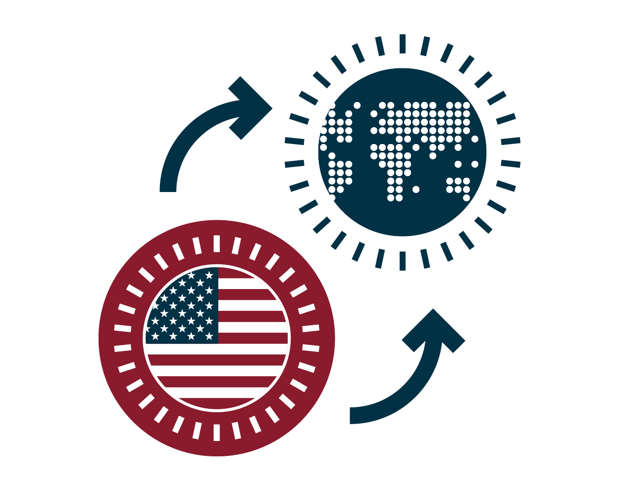 International expansion and growth Icon